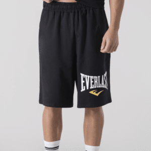 מכנסי אימון קצר בצבע שחור - Everlast  Everlast Logo Shorts