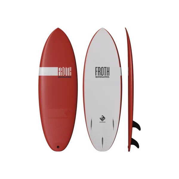 גלשן גלים קצר 5'6 פיט (167 ס"מ)- BOARDWORKS Froth 5'6" Shortboard