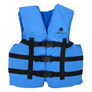 חגורת הצלה לילדים בצבע כחול (22-41 ק"ג) - HARMONY Youth Life Jacket (50–90lb)