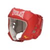 ⁦מגן ראש מקצועי לתחרויות  של Everlast  Amateur Competition Headgear - צבע אדום⁩ – תמונה ⁦2⁩