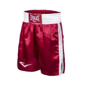 מכנס איגרוף קלאסי Everlast Boxing Trunks 23In- צבע אדום/לבן