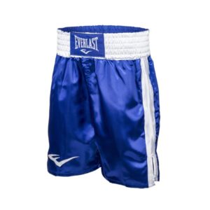 מכנס איגרוף קלאסי Everlast Boxing Trunks 23In- צבע כחול/לבן