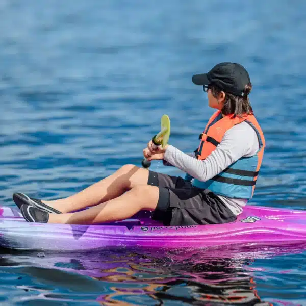 קיאק ילדים צבע להבה דגם Perception Hi Five 6.5 Recreational Kayak Color Sunset