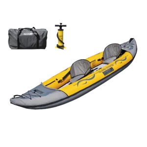קיאק מתנפח זוגי משאבה ותיק - Advanced Elements Island Voyage™ 2 Recreational Kayak with Pump