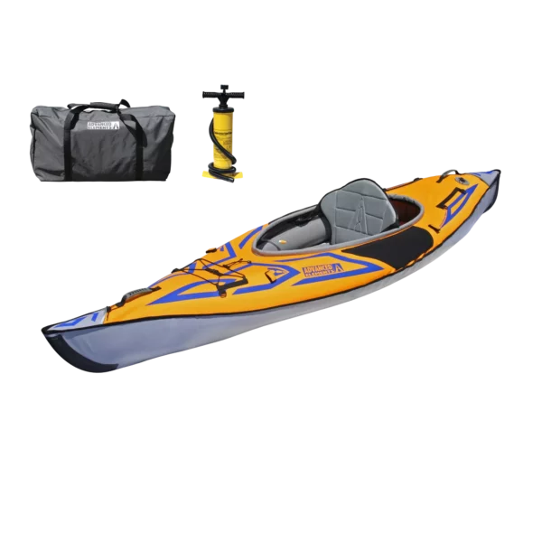 קיאק ספורט מתנפח עם משאבה ותיק - Advanced Elements AdvancedFrame™ Sport Kayak with Pump