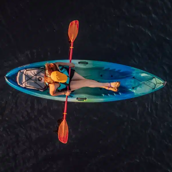 קיאק צבע שקיעה דגם PERCEPTION Tribe 9.5 Recreational Kayak Color Sunset