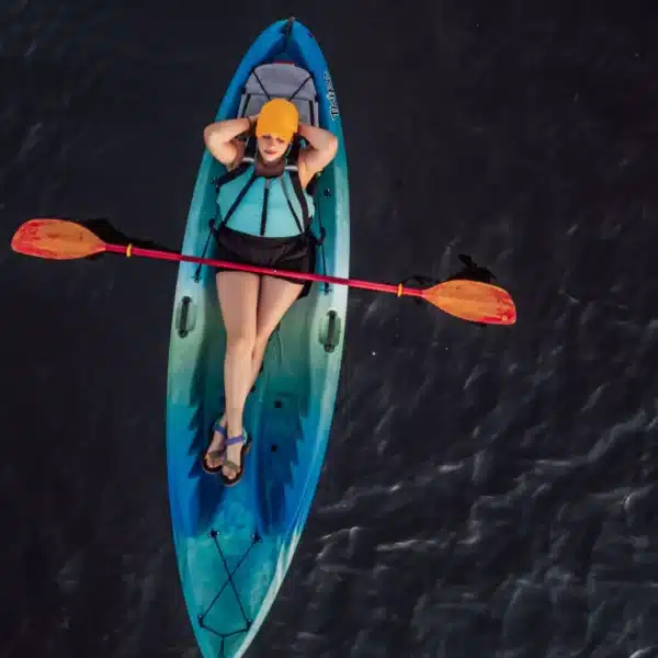 קיאק צבע שקיעה דגם PERCEPTION Tribe 9.5 Recreational Kayak Color Sunset