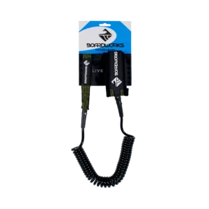 רצועת קרסול מסתלסלת לגלשן סאפ 11 פיט - BOARDWORKS 11' Coiled Paddle Board Leash
