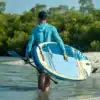 ⁦גלשן סאפ מתנפח 10'4 פיט עם משוט, תיק ומשאבה - Boardworks Shubu Kanaloa 10'4" Inflatable Paddleboard⁩ – תמונה ⁦2⁩