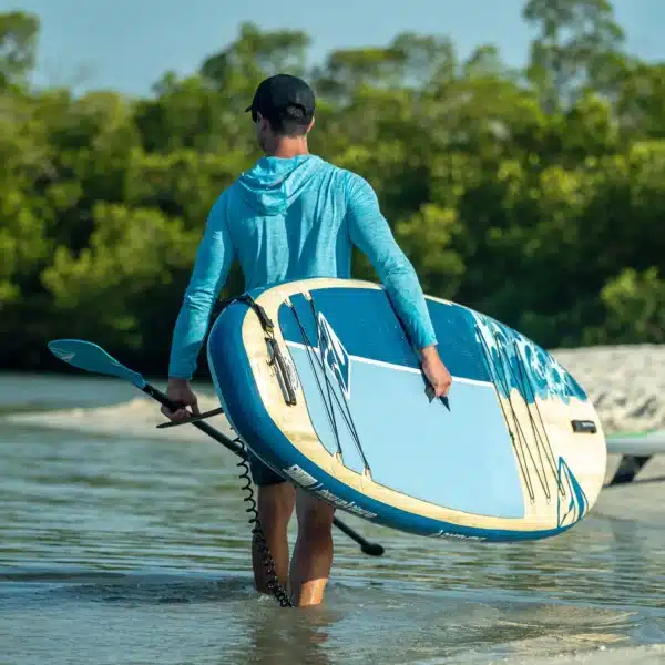גלשן סאפ מתנפח 10'4 פיט עם משוט, תיק ומשאבה - Boardworks Shubu Kanaloa 10'4" Inflatable Paddleboard
