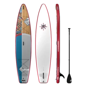 גלשן סאפ מתנפח 12'6 פיט עם משוט, תיק ומשאבה - Boardworks Shubu Raven 12'6" Inflatable Paddle Board