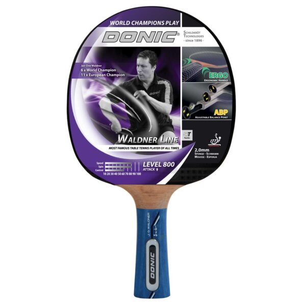 מחבט טניס שולחן מקצועי דגם DONIC WALDNER 800