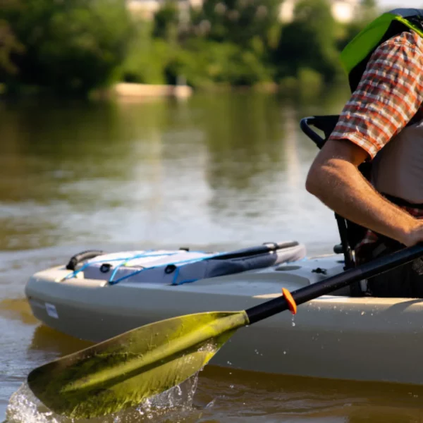 משוט דיג מקצועי מתכוונן לקיאק - Perception Pescador Fishing Kayak Paddle