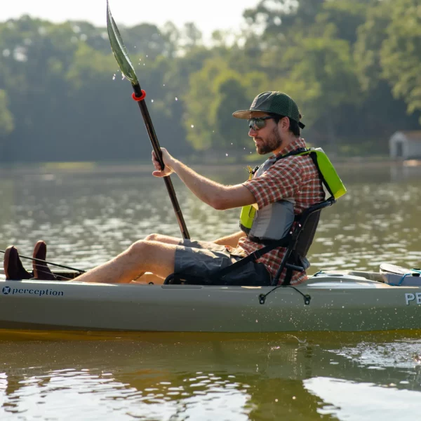 משוט דיג מקצועי מתכוונן לקיאק - Perception Pescador Fishing Kayak Paddle