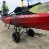 ⁦עגלה איכותית וגדולה להובלת קיאק - Perception Large Kayak Cart with Foam-Filled Wheels⁩ – תמונה ⁦2⁩