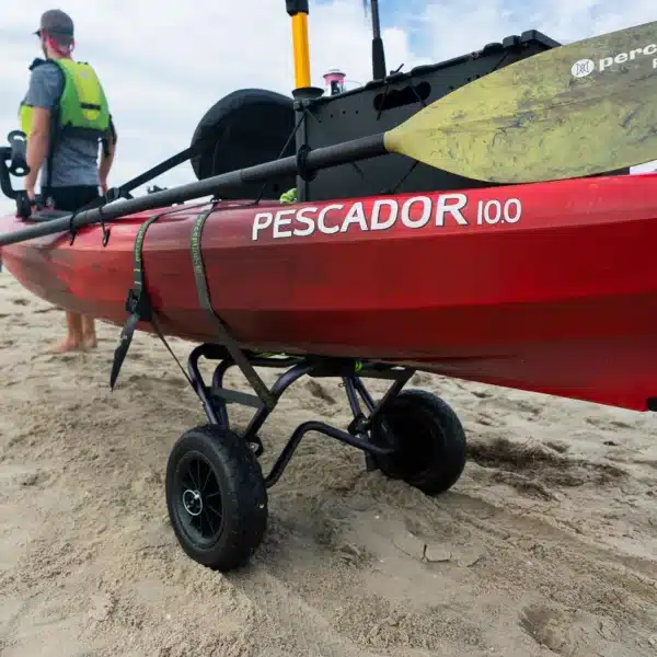 עגלה איכותית וגדולה להובלת קיאק - Perception Large Kayak Cart with Foam-Filled Wheels