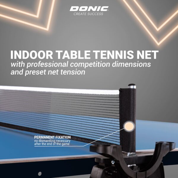שולחן פינג פונג (טניס שולחן) בצבע כחול דגם Donic Indoor Roller Fun