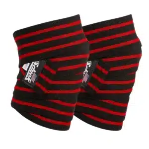 רצועות תמיכה לברכיים - Schiek 1178B Black Line Knee Wraps
