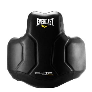 מגן גוף Everlast Elite בצבע שחור – מגן קל משקל ורב שכבות לאימוני אגרוף וקיקבוקס