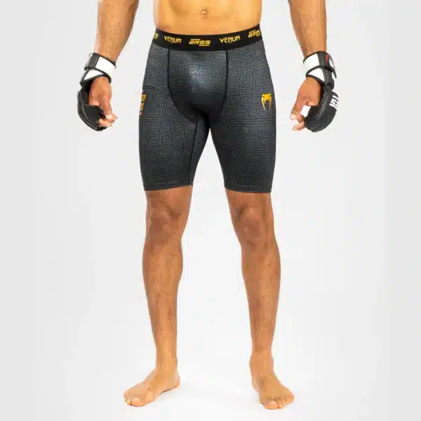 מכנסי לחימה Venum x Ares 2.0 Vale Tudo Shorts - Black/Gold