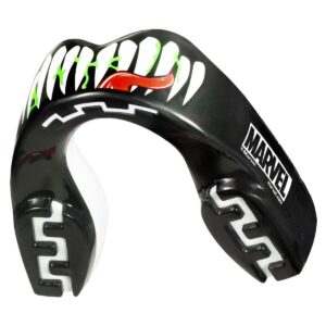 מגן שיניים Marvel Venom SafeJawz בצבע לבן ושחור