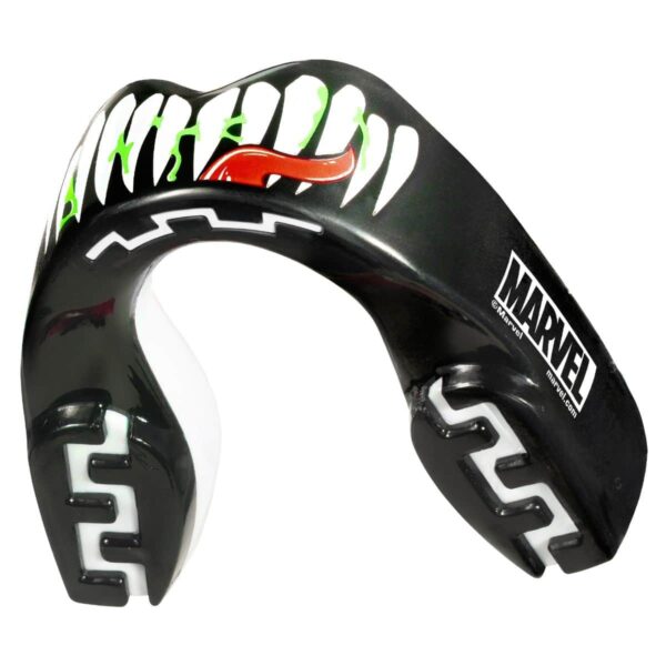 מגן שיניים Marvel Venom SafeJawz בצבע לבן ושחור
