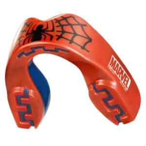 מגן שיניים לילדים ומבוגרים SafeJawz Spider Man – צבע אדום וכחול, הגנה מלאה לשיניים וללסת