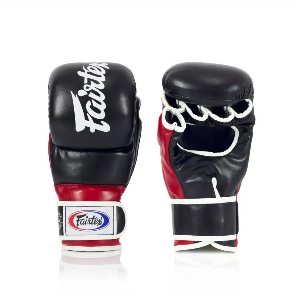 כפפות אימון גרפלינג FGV18 Super Sparring עשויות מיקרופייבר עם ריפוד עבה בפרקי האגרוף למתאמני MMA