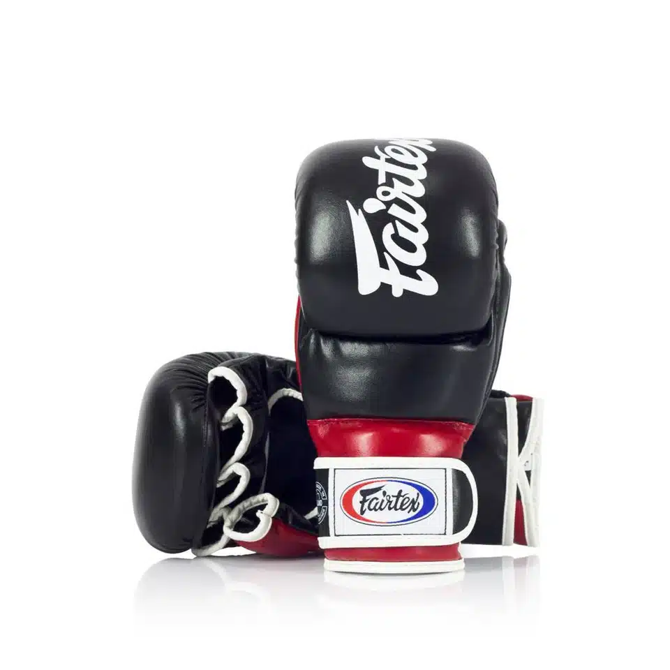 כפפות אימון גרפלינג FGV18 Super Sparring עשויות מיקרופייבר עם ריפוד עבה בפרקי האגרוף למתאמני MMA