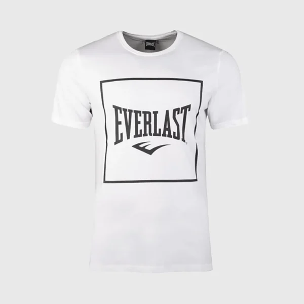 חולצת אוורסלט Everlast Regular לגברים בצבע לבן בעיצוב קלאסי ואיכותי.
