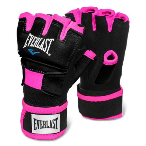 חותלות ג'ל לאיגרוף Everlast Evergel בצבע שחור וורוד