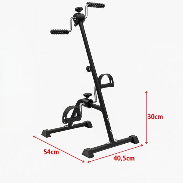 מיני אופני כושר Pedaller Dual Mini Bike לאימון ידיים ורגליים עם מנגנון התנגדות מתכוונן וגובה מתכוונן