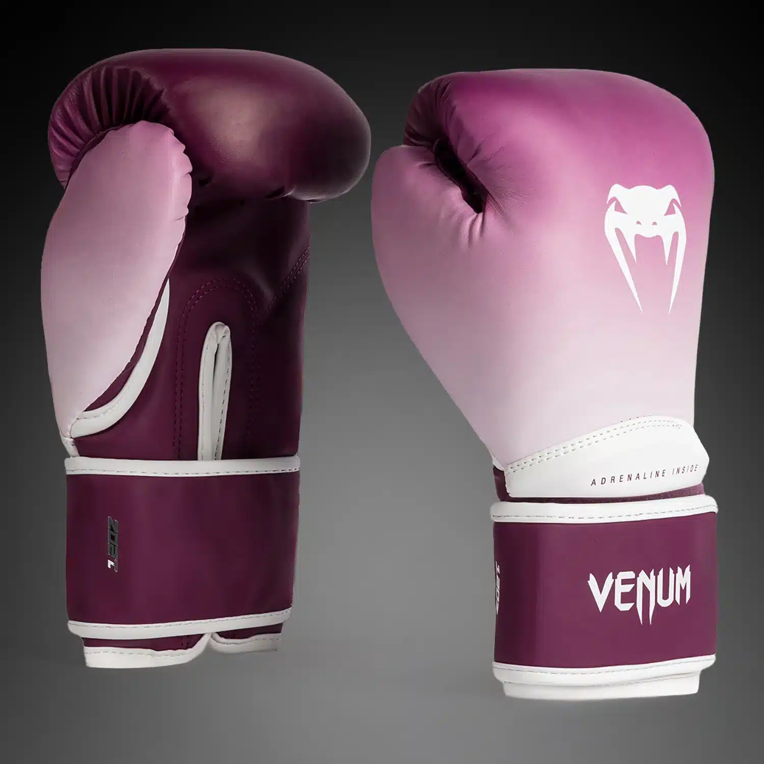 כפפות איגרוף ונום דגם Venum Iris סגול לבן Plum/white