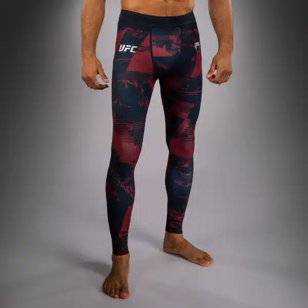 מכנס טייץ ונום UFC קומפרשן בורדו UFC Fight Week לגברים