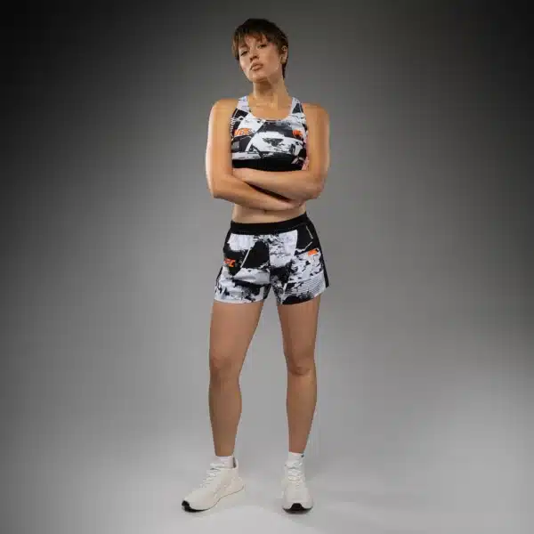 מכנס קצר לנשים ונום UFC לבן UFC Zenith Authentic Fight Week