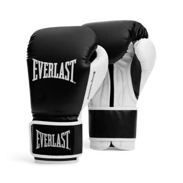 כפפות אגרוף Everlast Powerlock OG שחור לבן
