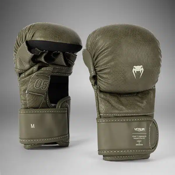כפפות ספארינג MMA ונום Venum Impact Evo Scales ירוק צבאי