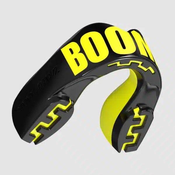מגן שיניים SafeJawz Boom מסדרת Extro בעיצוב בום ייחודי