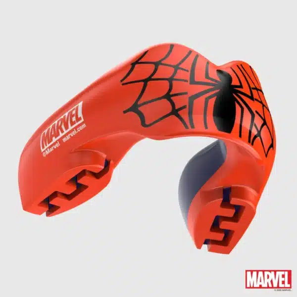 מגן שיניים SafeJawz Marvel Spider-Man אדום לבעלי גשר בשיניים