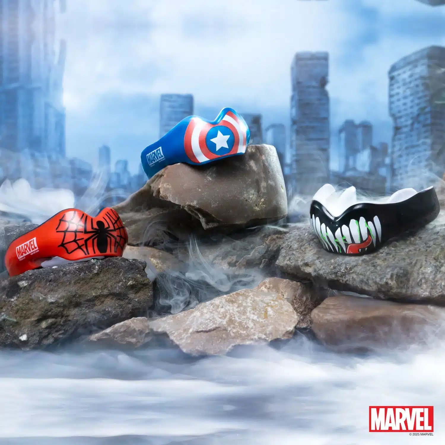 מגן שיניים SafeJawz Marvel ונום לבעלי גשר בשיניים