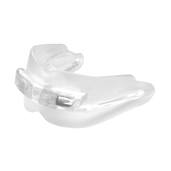 מגן שיניים כפול Everlast Double Mouth Guard שקוף עם תעלת נשימה מרכזית להגנה על השיניים העליונות והתחתונות